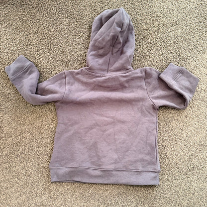 Young original size 2 dark grey dump truck toddler hoodie - hoodies baby clothing