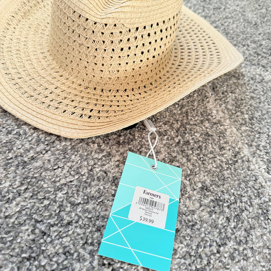 Zest Resort Women's Cowboy Straw Hat, One Size