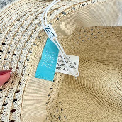Zest Resort Women's Cowboy Straw Hat, One Size