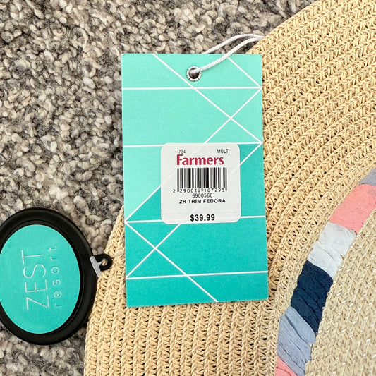 Zest Trim Fedora Hat - Multi