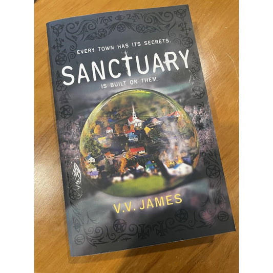 Sanctuary - v. V. James - print books book - condition: used - fantasy - fiction printed media