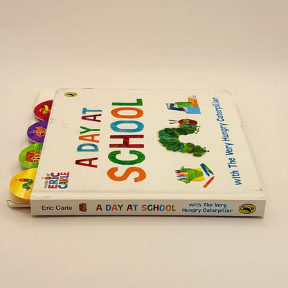 A day at school with the very hungry caterpillar board book - print books printed media