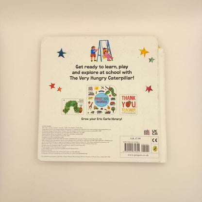 A day at school with the very hungry caterpillar board book - print books printed media
