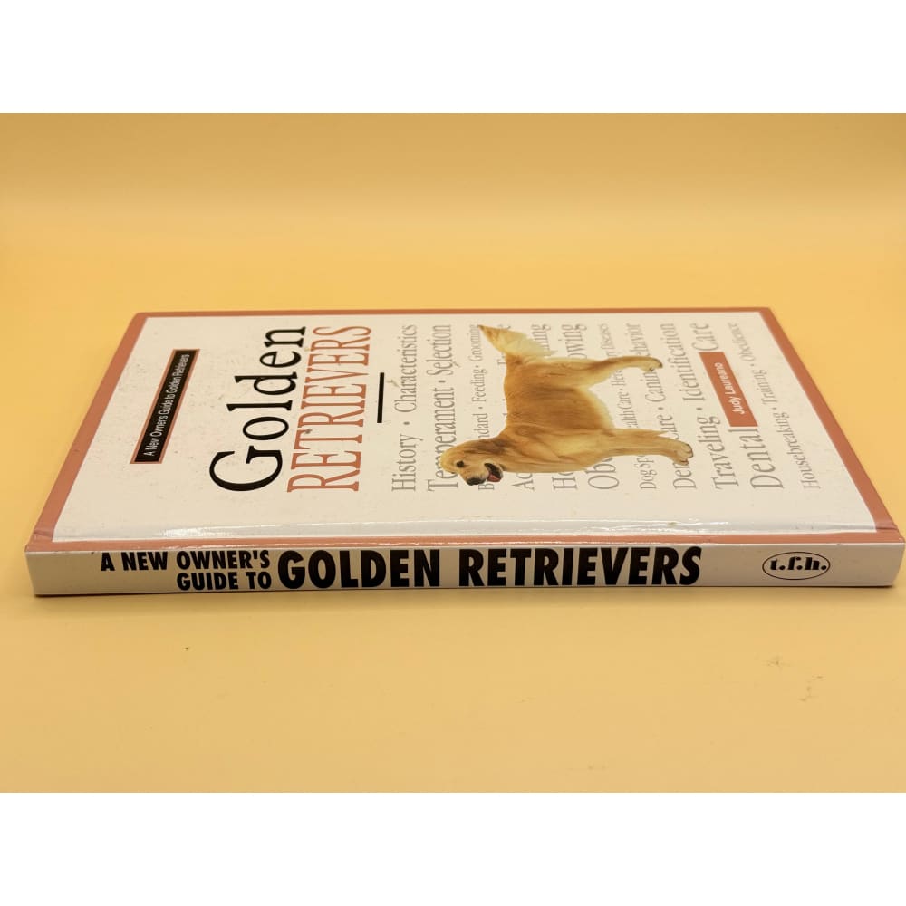 Golden retrievers: a new owner’s guide by judy laureano - print books condition: used printed media