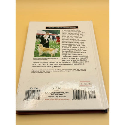 Golden retrievers: a new owner’s guide by judy laureano - print books condition: used printed media