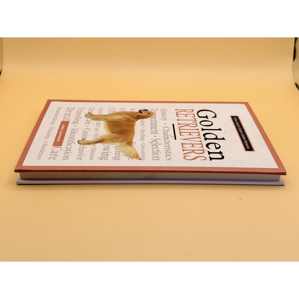 Golden retrievers: a new owner’s guide by judy laureano - print books condition: used printed media