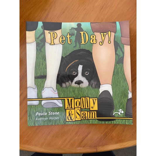 Molly & sam: pet day - paula stone - print books book - children’s - literature printed media