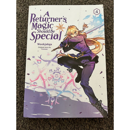 A returner’s magic should be special vol. 1 & 4 by wookjakga – brand new with minor defects - volume 4 - print books