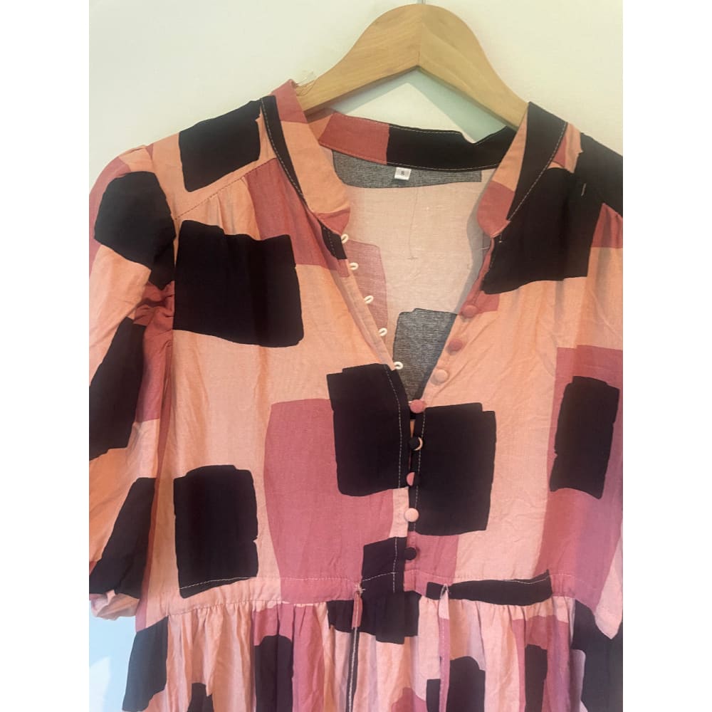 Abstract Mini Dress