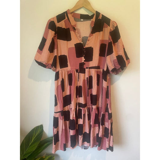 Abstract Mini Dress