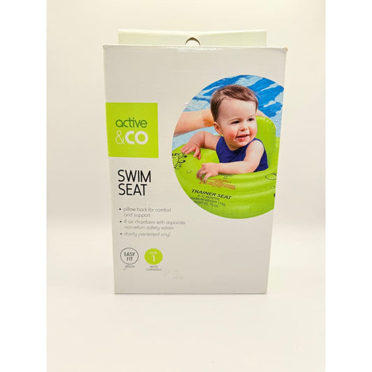 Active & co swim seat trainer seat 6-18 months - pool toys baby clothing