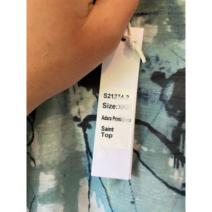 Et alia size xxs saint top in adara print/black – brand new - blouses clothing & fashion - designer clearance