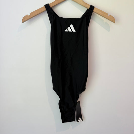 Adidas 11-12y 3 bar logo one-piece swimsuit for girls - swimwear baby clothing
