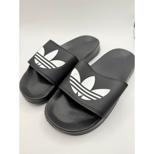 Adidas size 7 adilette lite slides black - shoes women’s shoes