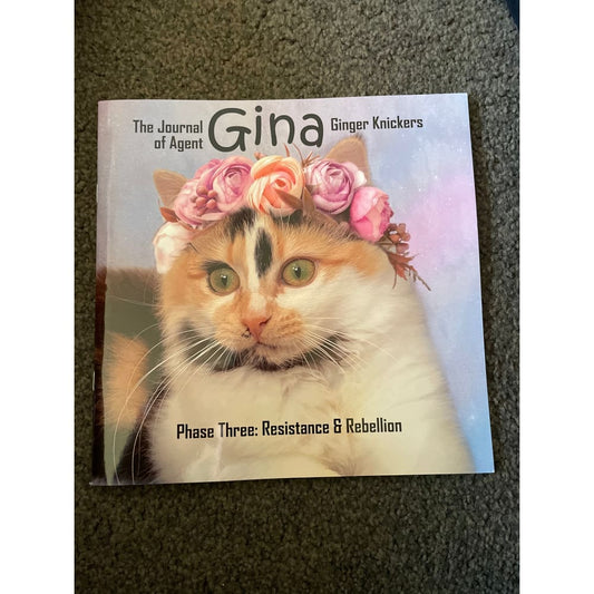 The journal of agent gina: phase three - print books book - cat - pet book