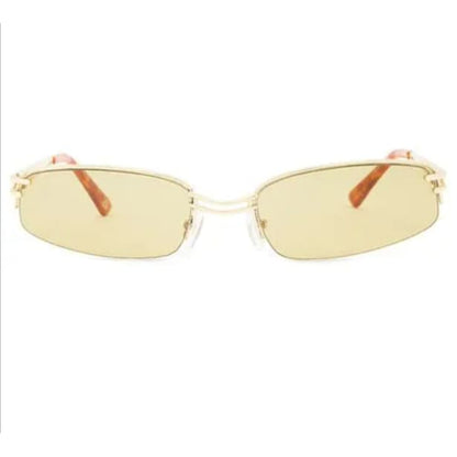 Aire helix bright gold sunglasses - sunglasses accessories women’s apparel
