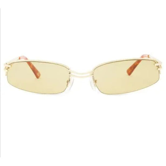 Aire helix bright gold sunglasses - sunglasses accessories women’s apparel