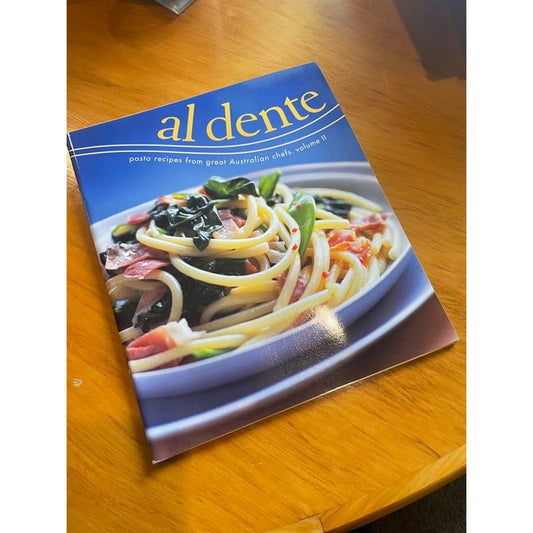 Al dente: pasta recipes from great australian chefs volume 2 - print books book - cookbooks - food printed media
