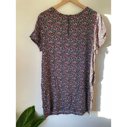 All about eve size 14 round neck short sleeves floral print dress - dresses blouse - clothing & fashion - condition: