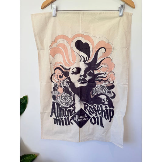 Triumph disaster almond rosehip milk oil tea towel natural - kitchen towels home&living materials