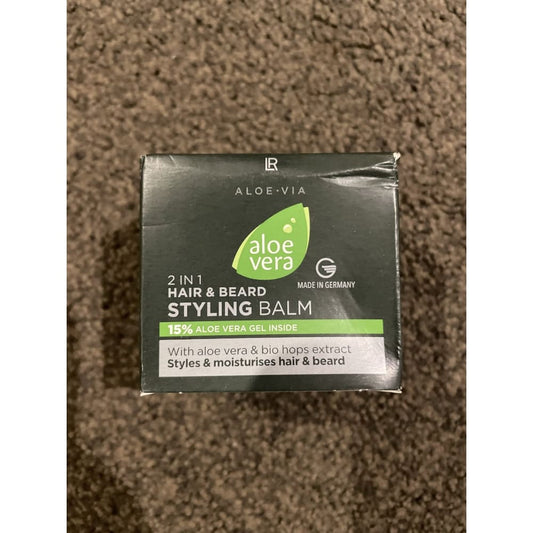Aloe-via 2 in 1 hair & beard styling balm - hair styling products clothing & fashion - hair - hair products - hair