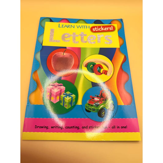 Learn with stickers: letters - print books printed media