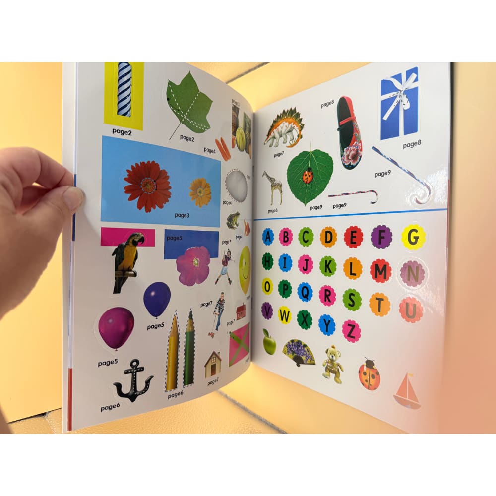 Learn with stickers: letters - print books printed media