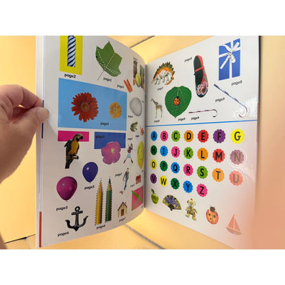 Learn with stickers: letters - print books printed media