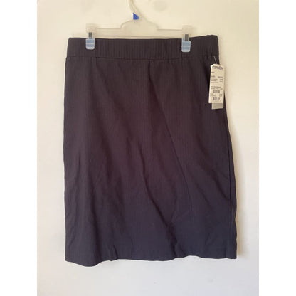 Bnwt analytic size 14 stretch black silver stripe skirt rrp $59.99 - skirts bottom - clothing & fashion - skirt