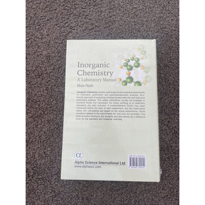 Inorganic chemistry: a laboratory manual - mala nath - print books book - chemistry - science printed media