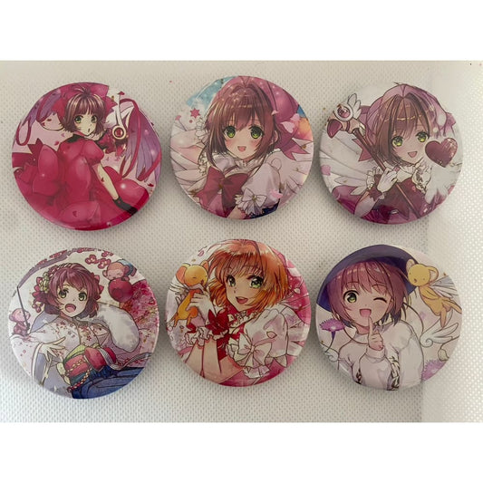 Anime badges – gloss finish – multiple designs in set – brand new - lot #10 - brooches & lapel pins anime - brooches &