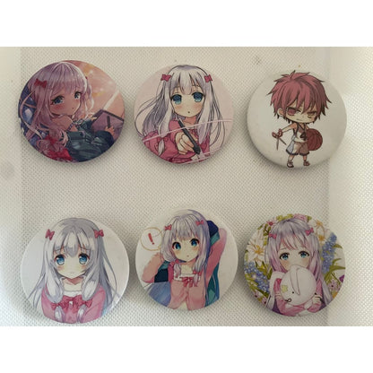 Anime badges – matt finish – multiple designs - lot #2 - brooches & lapel pins anime - brooches & lapel pins anime