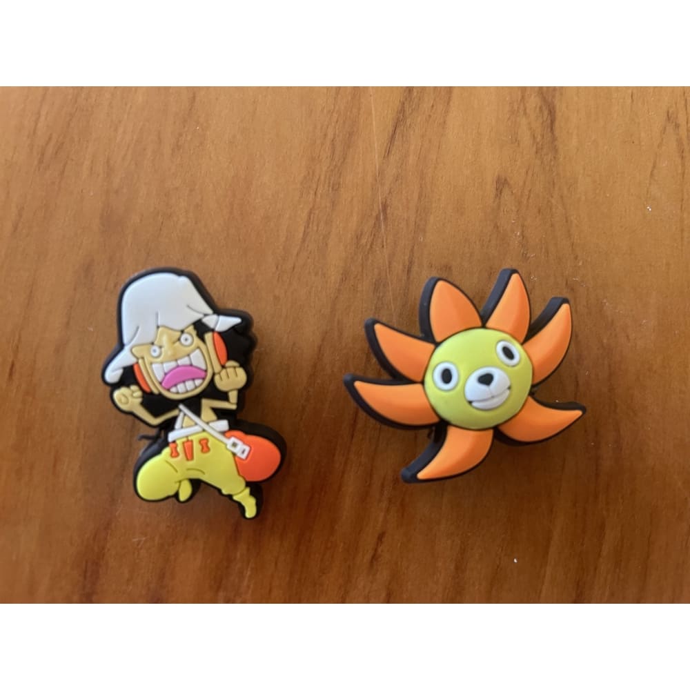 2 x anime shoe charms - 4 - shoe accessories anime - jibbitz - shoe charm - shoe charms fashion accessories
