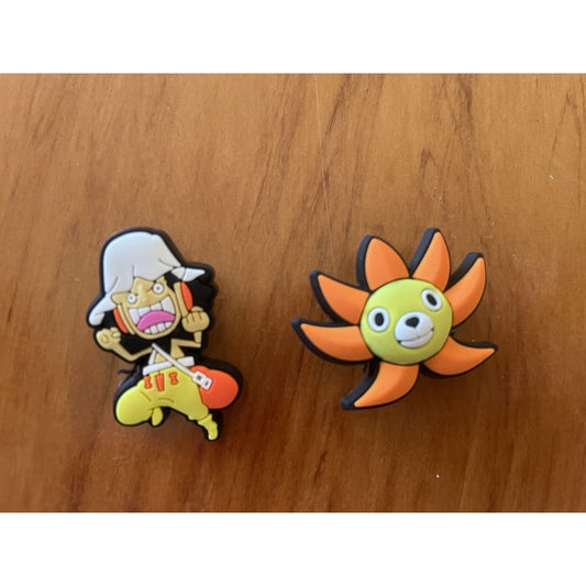 2 x anime shoe charms - 4 - shoe accessories anime - jibbitz - shoe charm - shoe charms fashion accessories