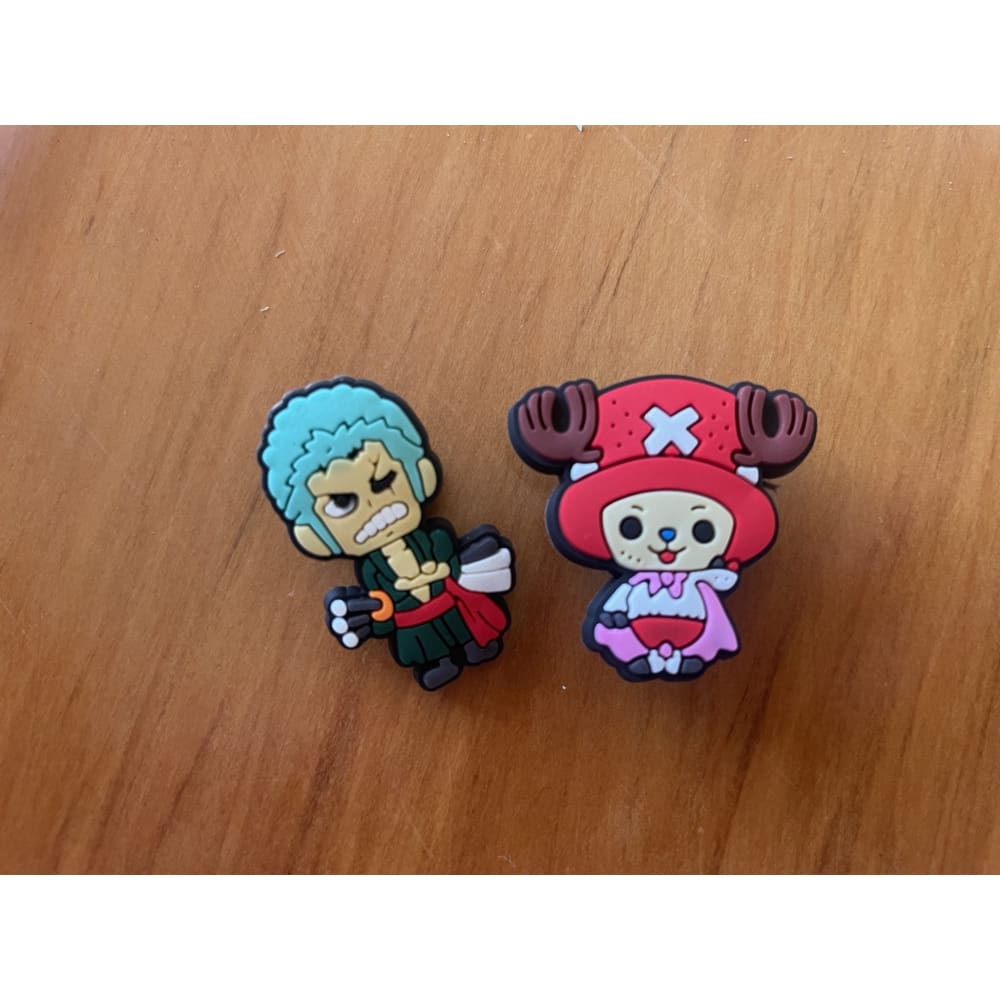 2 x anime shoe charms - 5 - shoe accessories anime - jibbitz - shoe charm - shoe charms fashion accessories