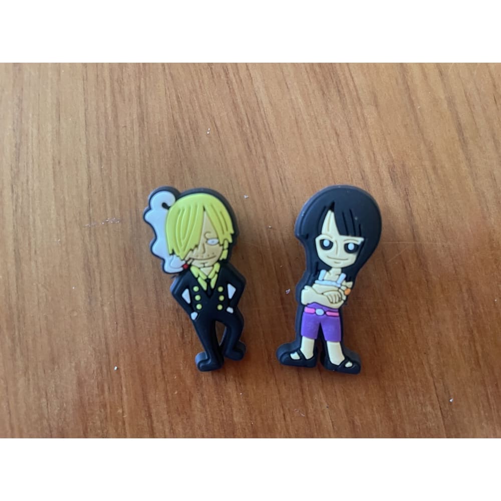 2 x anime shoe charms - 6 - shoe accessories anime - jibbitz - shoe charm - shoe charms fashion accessories