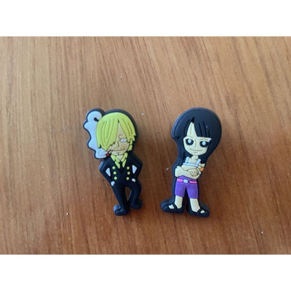 2 x anime shoe charms - 6 - shoe accessories anime - jibbitz - shoe charm - shoe charms fashion accessories
