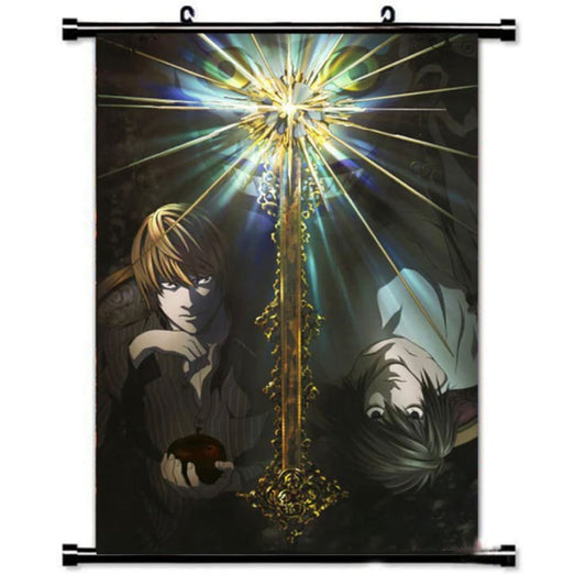 Anime 90x60cm wall scroll – death note dragon ball z haikyu & more - death note - posters anime - poster anime