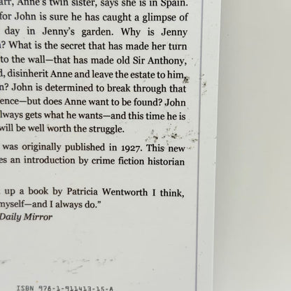 Anne belinda a golden age mystery by patricia wentworth - print books what’s new printed media