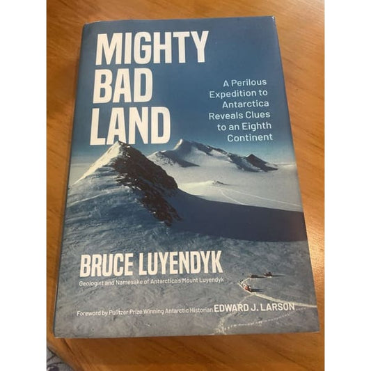 Mighty bad land - bruce luyendyk - print books book - condition: used - fiction printed media