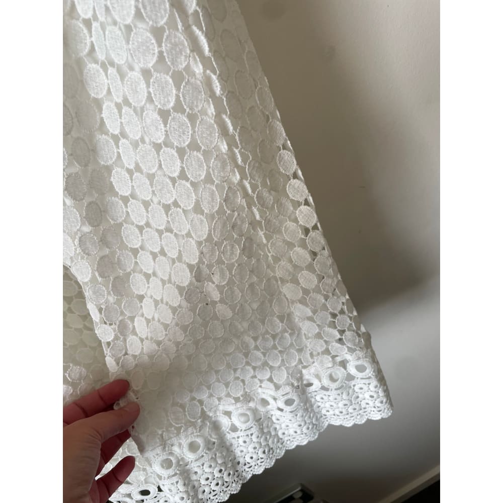 Et alia white lace antonia dress – size s/10 - dresses clothing & fashion - designer clearance - dresses women’s apparel