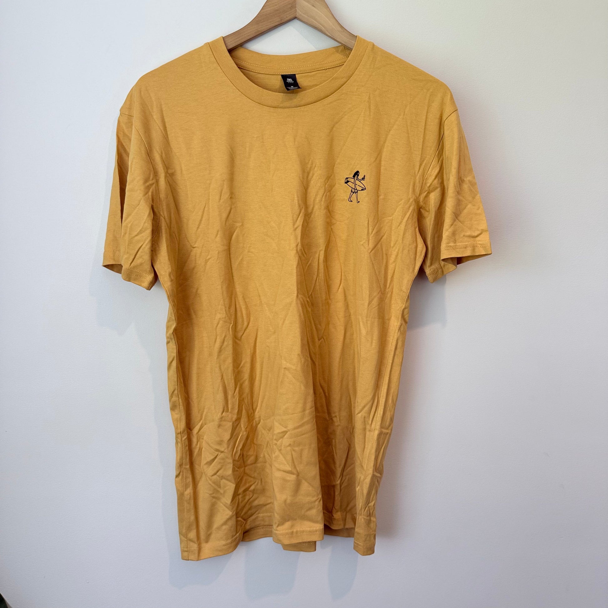 Aotea roast great barrier island cotton tee - brown / m - t-shirts top women’s apparel