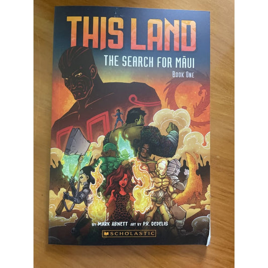 This land: the search for maui - book 1 - print books adventure - book - fiction printed media