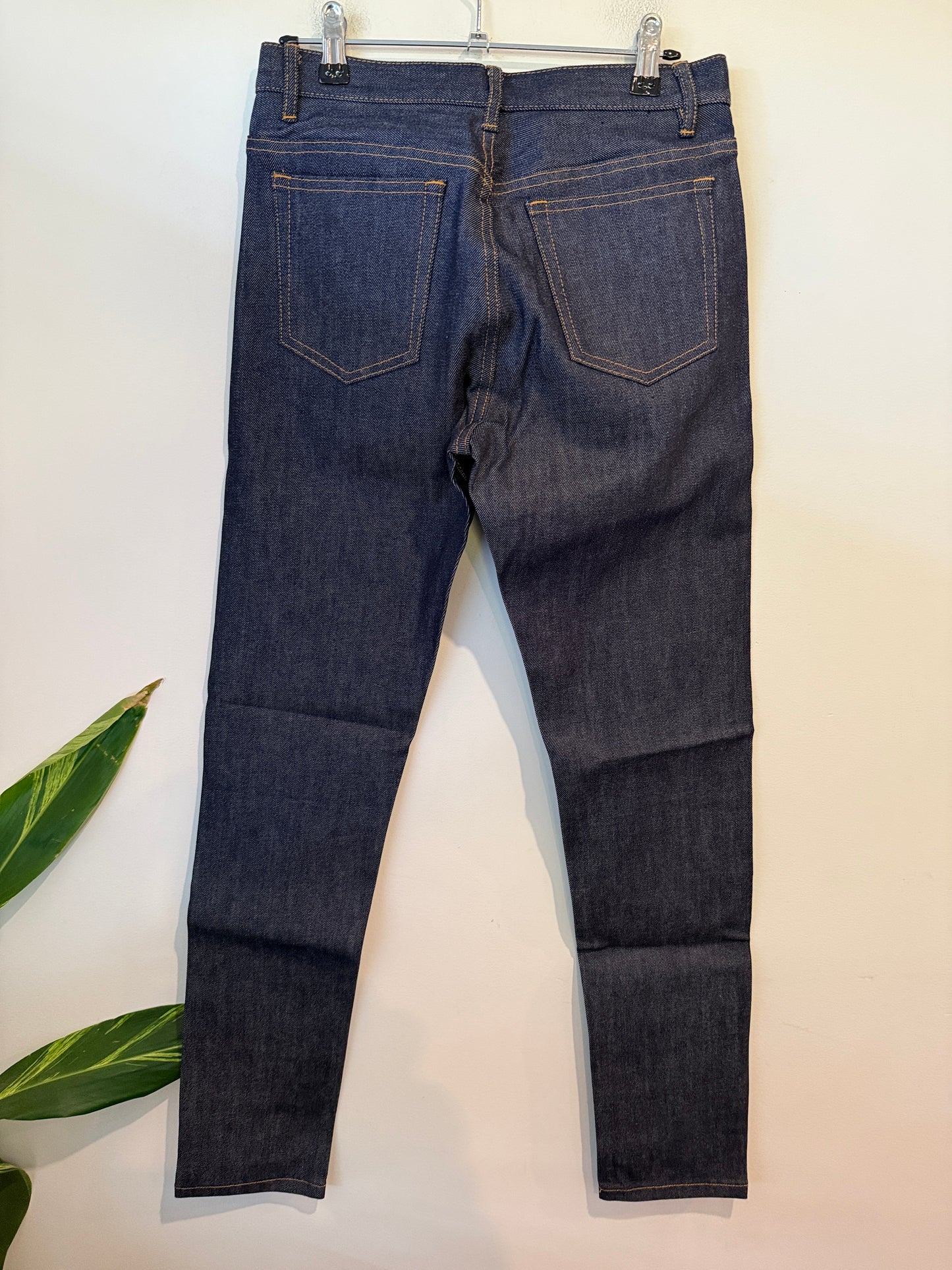A.P.C. Petit New Standard indigo jeans size 28 back view