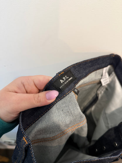 A.P.C. Petit New Standard jeans size 28 waistband label