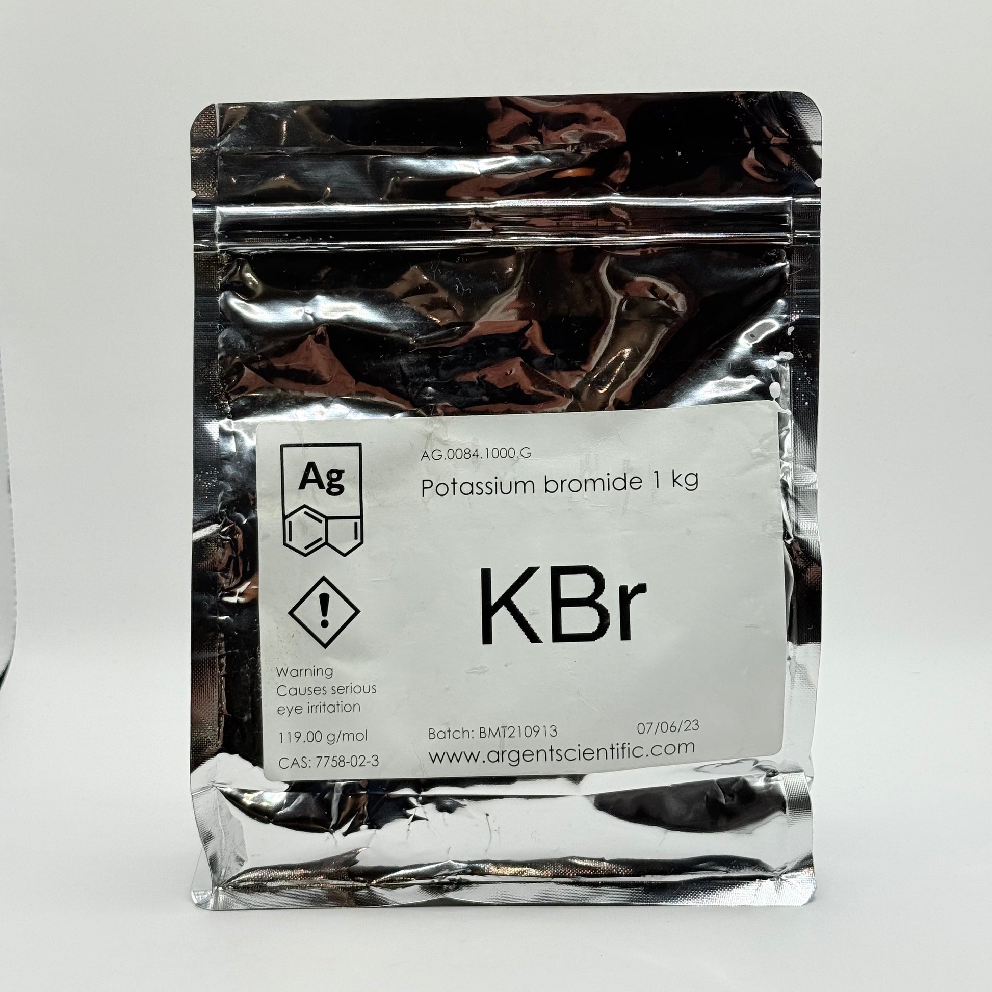 Argent scientific potassium bromide kbr - 1 kg - salts home&living materials