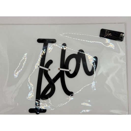 Arlo & co name plaque ’isla’ - decorative plaques home&living materials