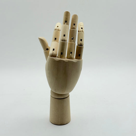 Artist mannequin hand – articulated wooden right hand - craft wood shapes what’s new home&living materials