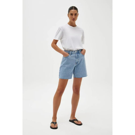 Assembly label size 30 boy short light stone rrp $110.00 - denim shorts bottom women’s apparel