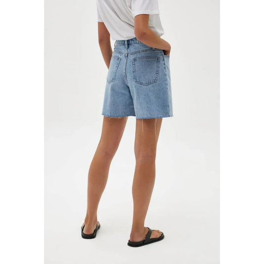 Assembly label size 30 boy short light stone rrp $110.00 - denim shorts bottom women’s apparel